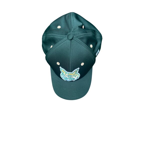 Green Embroidered Wildcat Logo Baseball Hat Size 8 By The Game Pro - Picture 4 of 5